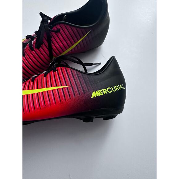 Nike Mercurial Vortex III FG - Crimson/Volt - Soccer Cleats - Picture 3 of 7